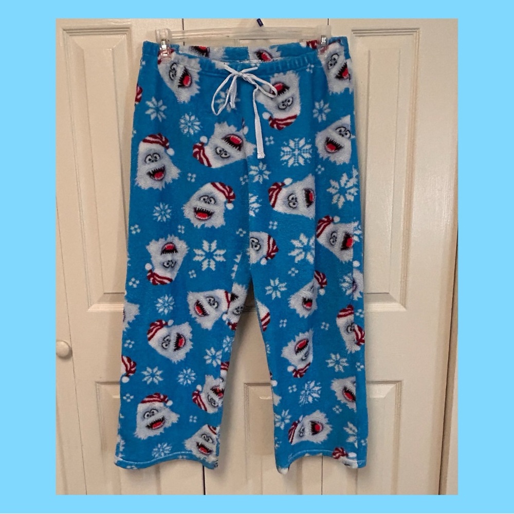 Cozy Blue abominable  Snowman Pajama Pants